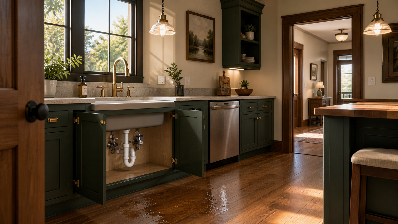 First-person view of Kitchen